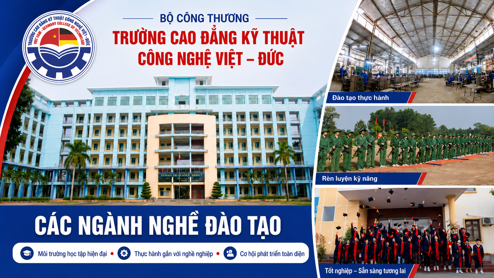CÁC NGÀNH NGHỀ ĐÀO TẠO